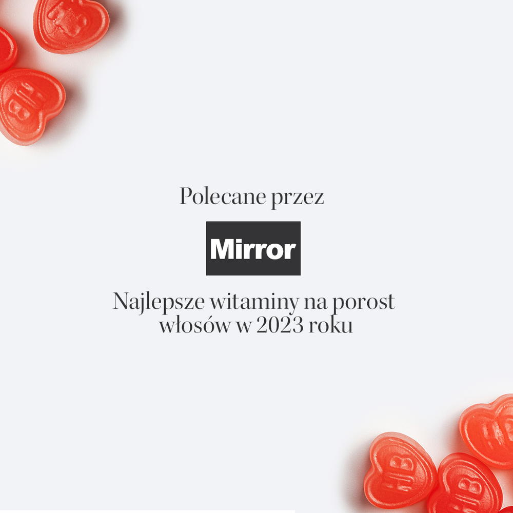 Suplement witaminowy na włosy w formie żelków